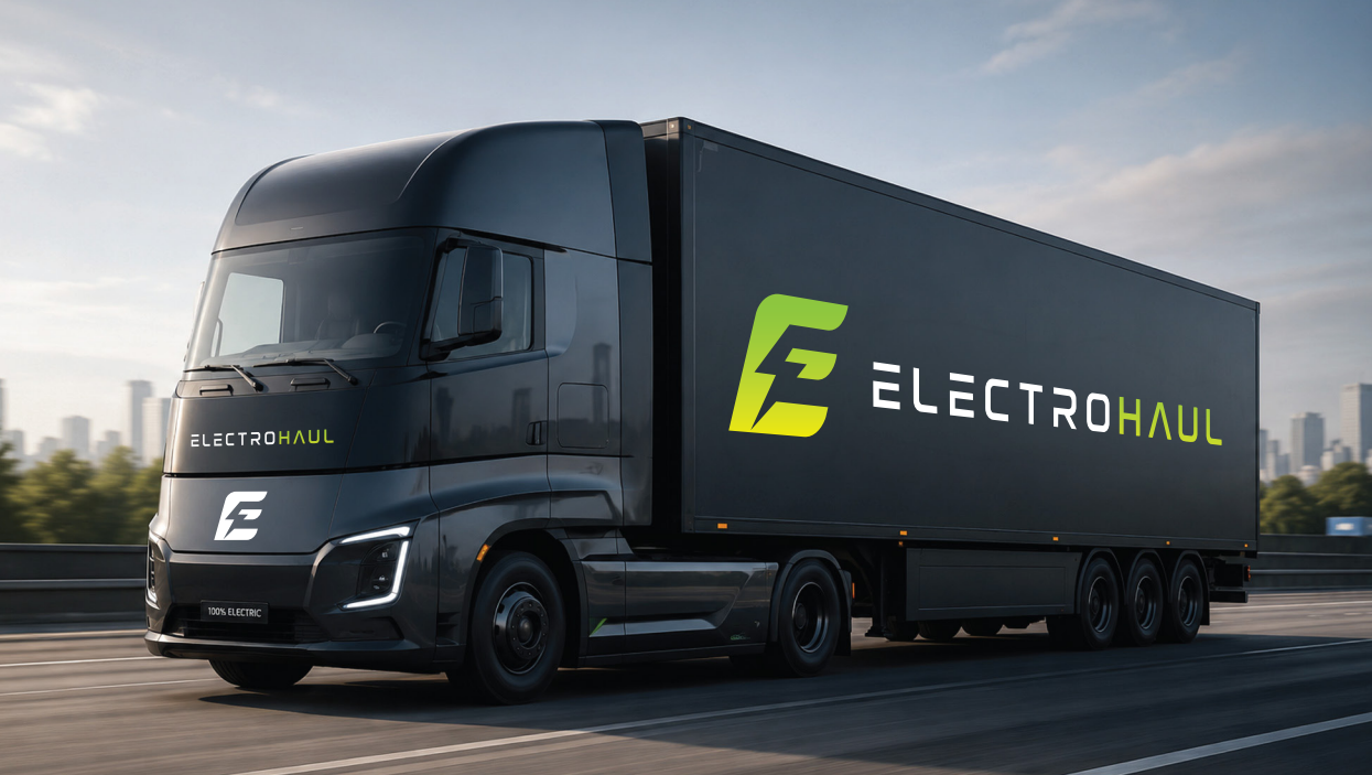 ElectroHaul 100% zero emission truck on the highway